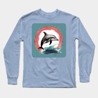 Dolphin Lover Gift,, Animal design, Dolphin Gift Long Sleeve T-Shirt